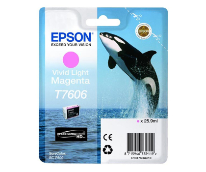Tusz do drukarki Epson T7606 vivid light magenta 25,9ml 2800str.